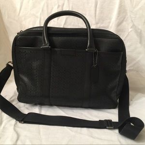 Coach briefcase laptop bag